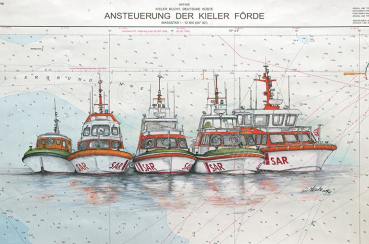 Kunstdruck von fünf SRB´s